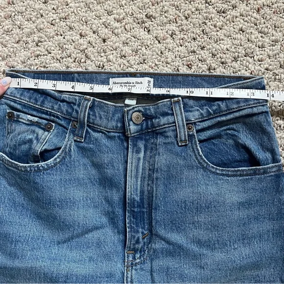 Abercrombie & Fitch Light Blue High Rise Jeans - Picture 5 of 7